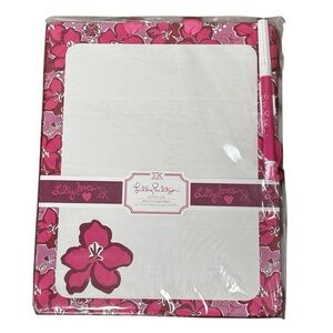 New Sealed Lilly Pulitzer Sigma Kappa pink dry erase memo board with pen.